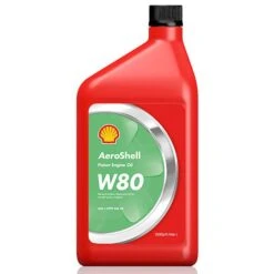 Aeroshell W80 Engine Oil, SAE 40, Qt