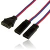 PowerBox Systems PowerBox Adapter Lead, 3.15" (8cm) Length, Multiplex Female To (2) JR Male Connector