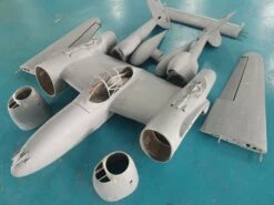 3.1m P-38 Lightning Twin Engine PNP With Retracts, Lights And Servos, Skidoo -Best Toy Car pkkj 1 1