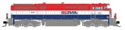 Rapido Trains 540547 N Scale GE Dash 8-40CM BC Rail 4617 With DCC And Sound