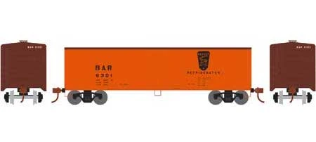 Roundhouse 1638 HO Scale 40' Wood Reefer Bangor & Aroostook BAR 6301 4 Roundhouse 1638 HO Scale 40' Wood Reefer Bangor & Aroostook BAR 6301 - Image 2