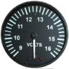 Voltmeter Electric, 1 1/4" 9-17V