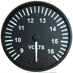 Voltmeter Electric, 1 1/4" 9-17V