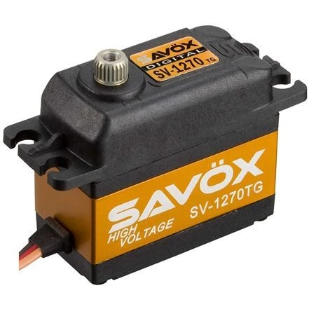 Savox SV-1270TGP Plus High Voltage Coreless, Monster Torque, Titanium Gear Digital Servo 3 Savox SV-1270TGP Plus High Voltage Coreless, Monster Torque, Titanium Gear Digital Servo