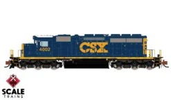 ScaleTrains 38629 Rivet N Scale EMD SD40-3 CSX 4035 DCC LokSound