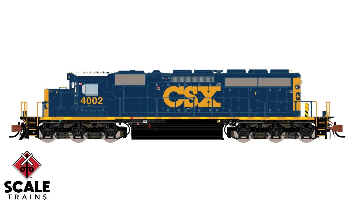 ScaleTrains 38629 Rivet N Scale EMD SD40-3 CSX 4035 DCC LokSound 3 ScaleTrains 38629 Rivet N Scale EMD SD40-3 CSX 4035 DCC LokSound