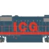 ScaleTrains Rivet 38810 HO Scale EMD SD40-2 Illinois Central Gulf ICG 6043 - DC