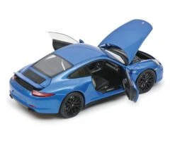 Schuco 450039700 (1:18) Porsche 911 Carrera GTS Coupe 991.1 - Saphire Blue Metallic -Best Toy Car schuco 450039700 1 18 porsche 911 carrera gts coupe 991 1 saphire blue metallic
