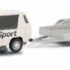 Schuco 452651000 HO Scale (1:87) VW T3c AUDI SPORT Van With Trailer -Best Toy Car schuco 452651000 ho scale 1 87 vw t3c audi sport van with trailer