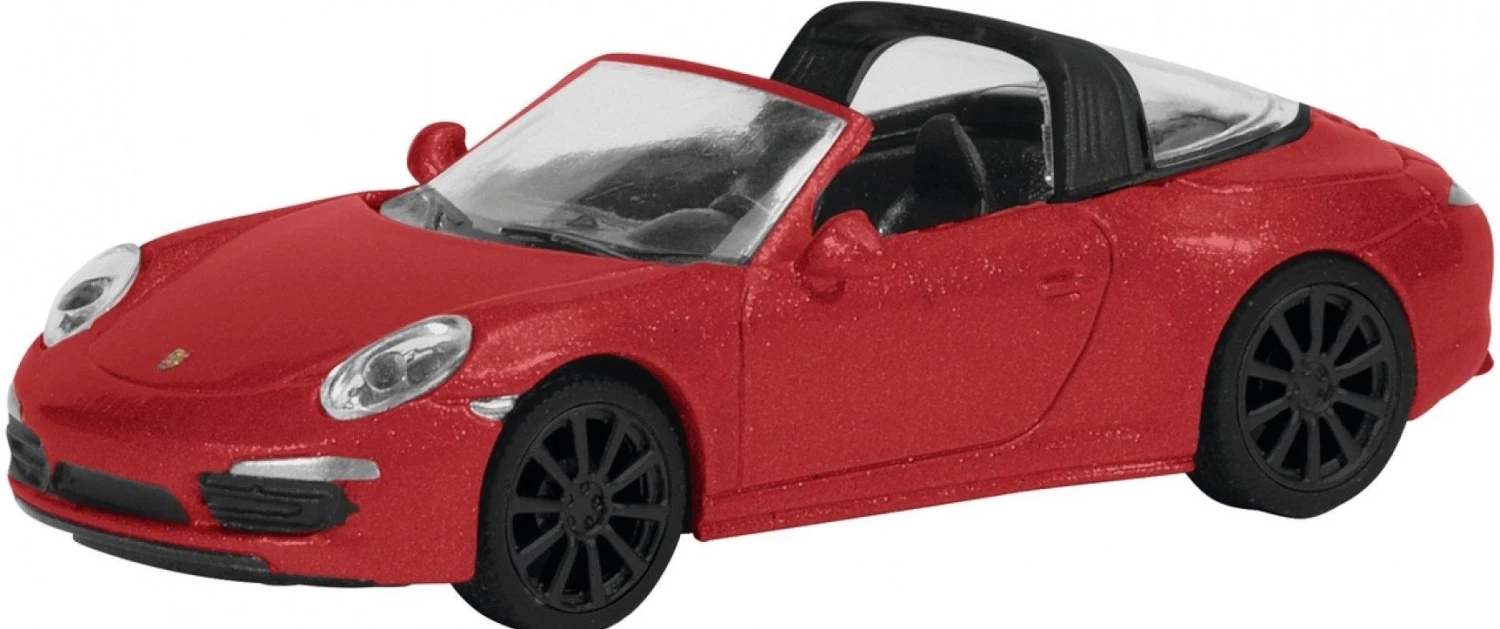 Schuco 452670900 HO Scale (1:87) Porsche 911 (991) Targa 4S - Red 3 Schuco 452670900 HO Scale (1:87) Porsche 911 (991) Targa 4S - Red