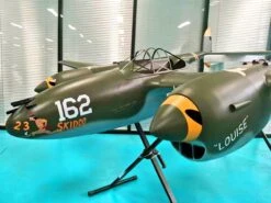 3.1m P-38 Lightning Twin Engine PNP With Retracts, Lights And Servos, Skidoo -Best Toy Car skidoo1