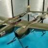 3.1m P-38 Lightning Twin Engine PNP With Retracts, Lights And Servos, Skidoo -Best Toy Car skidoo2