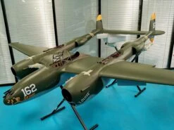 3.1m P-38 Lightning Twin Engine PNP With Retracts, Lights And Servos, Skidoo