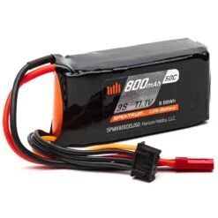 Spektrum 11.1V 800mAh 3S 50C Smart LiPo Battery, With JST Connector