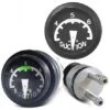 Mechanical Vacuum Gauge, 1" 3-7 InHg -Best Toy Car suc 1 1