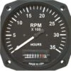 Tachometer Mechanical Drive Port Electric, 3 1/8" 0-3500 RPM, TSO'd
