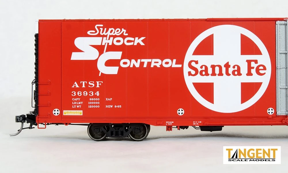 Tangent Scale Models 25023-01 HO Scale Greenville 86' Auto Parts Boxcar Santa Fe ATSF 36908 6 Tangent Scale Models 25023-01 HO Scale Greenville 86' Auto Parts Boxcar Santa Fe ATSF 36908 - Image 4