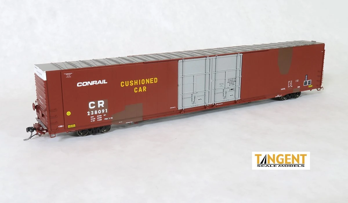 Tangent Scale Models 25029-02 HO Scale Greenville 86' Auto Parts Boxcar Conrail Ex-PRR CR 238097 3 Tangent Scale Models 25029-02 HO Scale Greenville 86' Auto Parts Boxcar Conrail Ex-PRR CR 238097