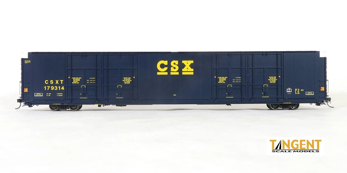 Tangent 25517-02 HO Scale 86' Quad Door Auto Parts Boxcar CSX 179300 4 Tangent 25517-02 HO Scale 86' Quad Door Auto Parts Boxcar CSX 179300 - Image 2
