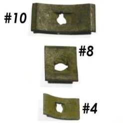 Tinnerman Kit, 10 Of Each Flat Nut