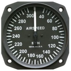 Airspeed, 3 1/8" 40-300 Mph, TSO