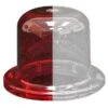 1/2 Red 1/2 Clear Split Lens -Best Toy Car un fs210c r2