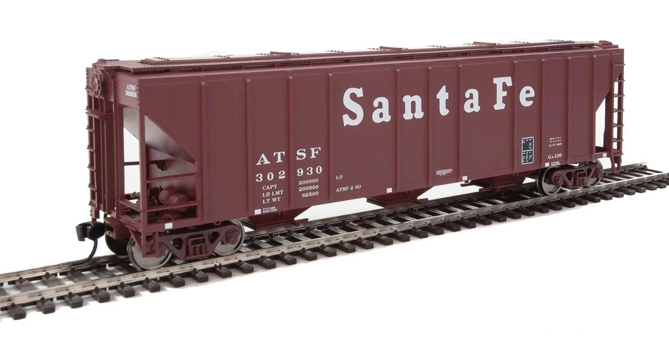 Walthers Mainline 910-7452 HO Scale 50' PS-2 CD 4427 Covered Hopper Santa Fe ATSF 302930 3 Walthers Mainline 910-7452 HO Scale 50' PS-2 CD 4427 Covered Hopper Santa Fe ATSF 302930
