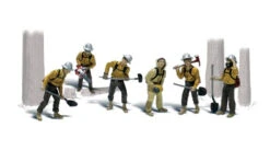 Woodland Scenics A1919 HO Scale Figures - Smoke Jumpers
