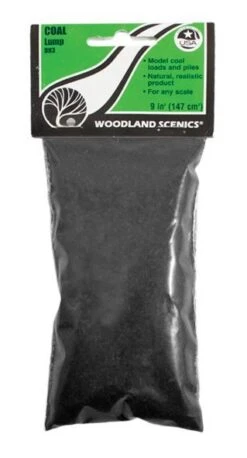 Woodland Scenics B93 Lump Coal [9 Cu. In.] -Best Toy Car woodland scenics b93 lump coal 9 cu in b