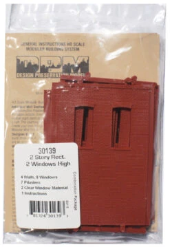 Woodland Scenics DPM 30139 HO Scale Two Story Wall Sections - 2 High Rectangle Windows 4-Pack -Best Toy Car woodland scenics dpm 30139 ho scale two story wall sections 2 high rectangle windows 4 pack modular structure system b