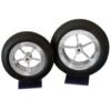 4" 5-Spoke Aluminum Wheels (pair), 1/4" Axle -Best Toy Car wre dlx sft4 2 2 1
